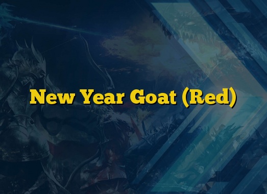 New Year Goat (Red)
