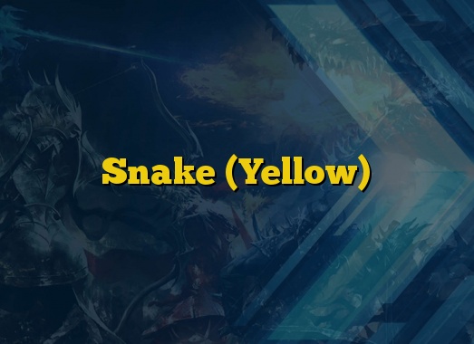 Snake (Yellow)